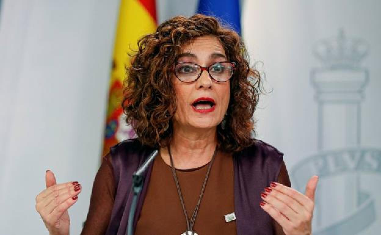 María Jesús Montero, ministra de Hacienda.