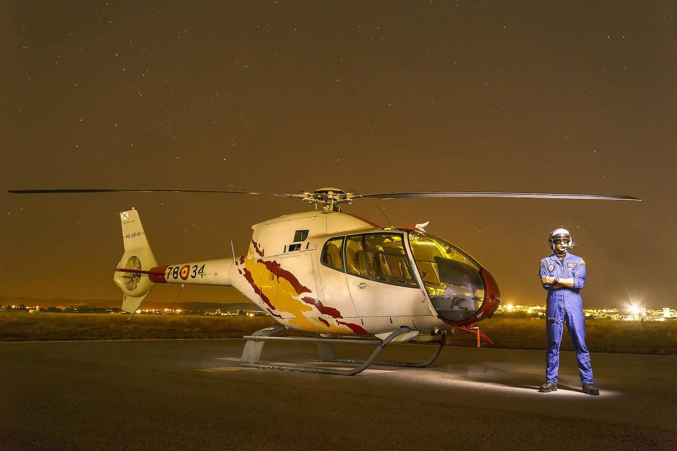 Imagen de 'light painting' hecha por Ramón Martín
