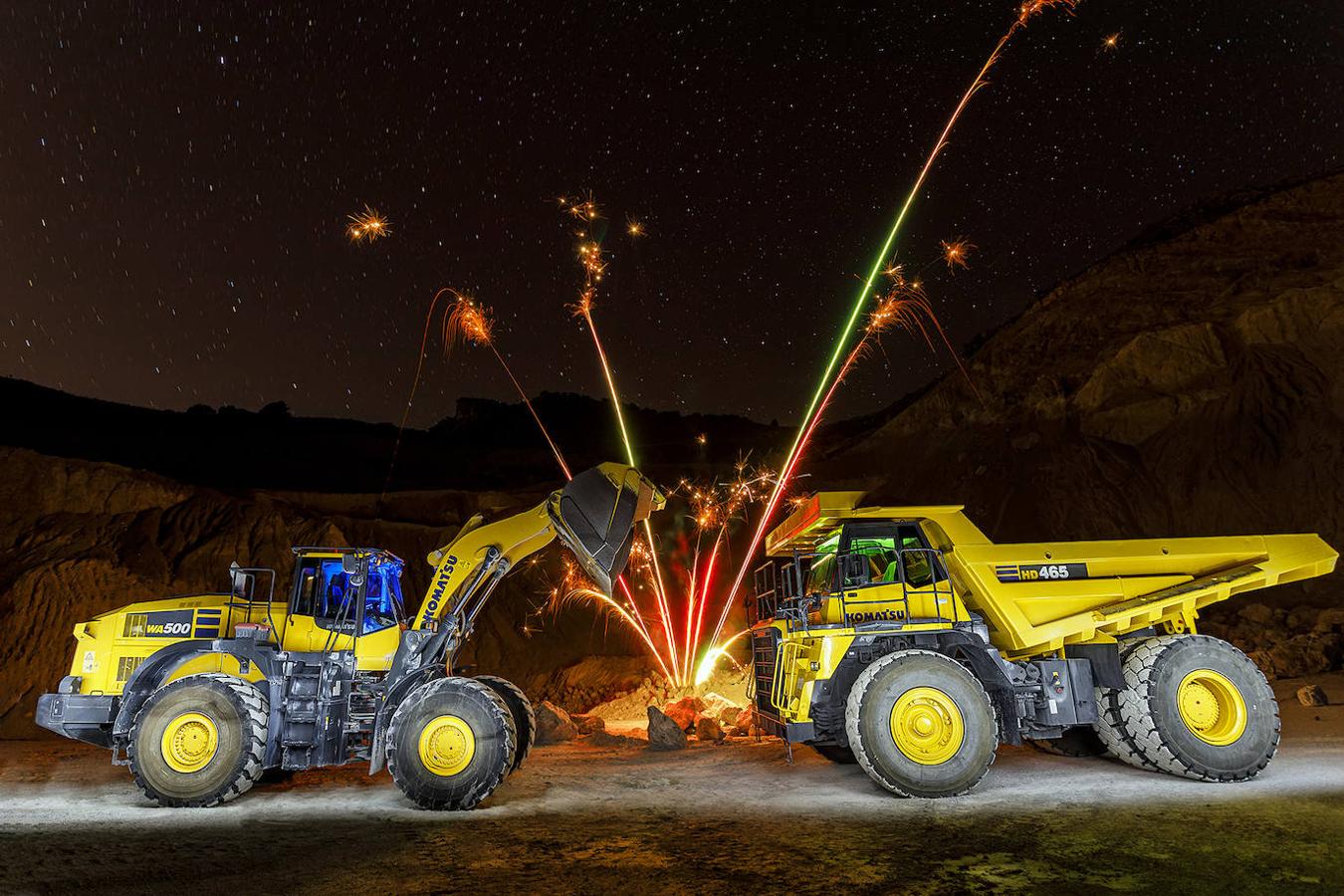 Imagen de 'light painting' hecha por Ramón Martín