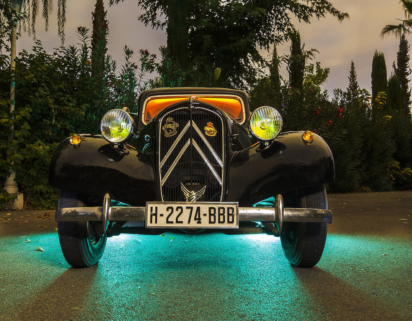 Imagen de 'light painting' hecha por Ramón Martín