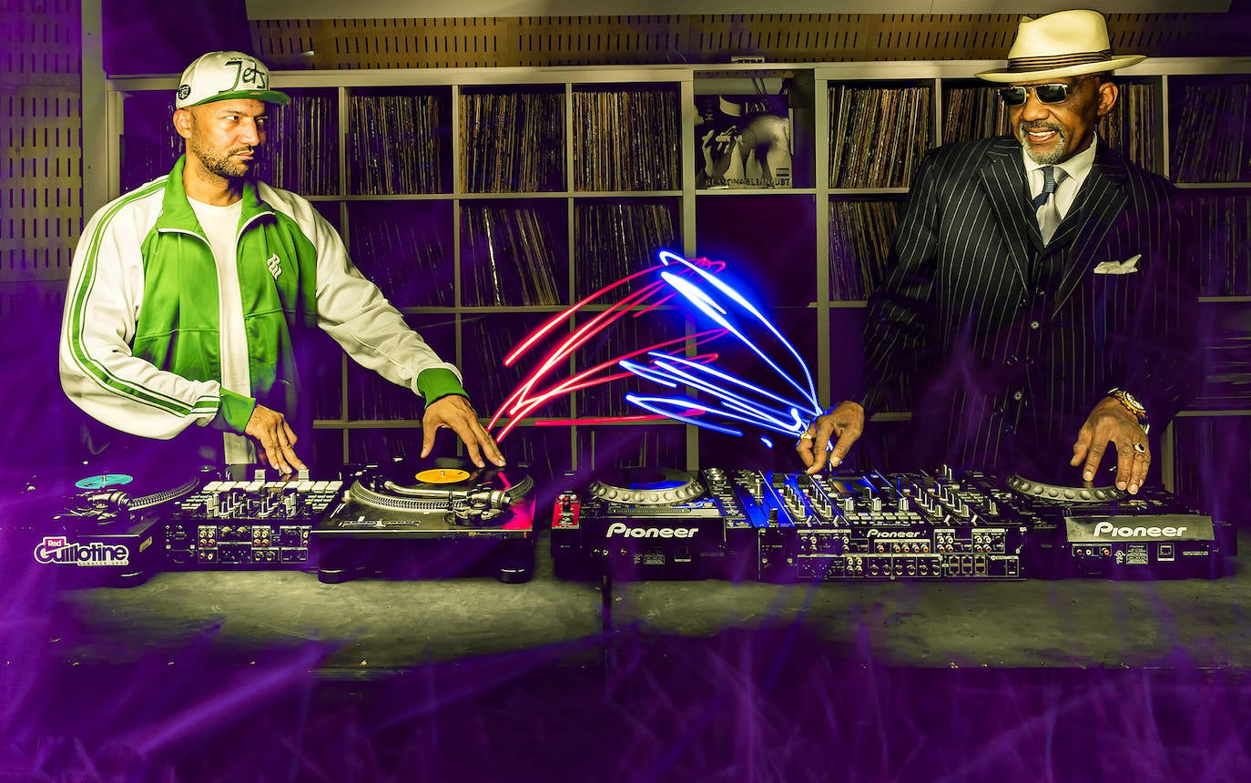 Imagen de 'light painting' hecha por Ramón Martín