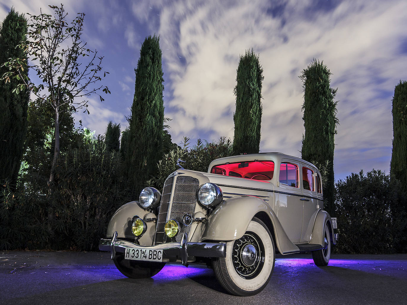 Imagen de 'light painting' hecha por Ramón Martín