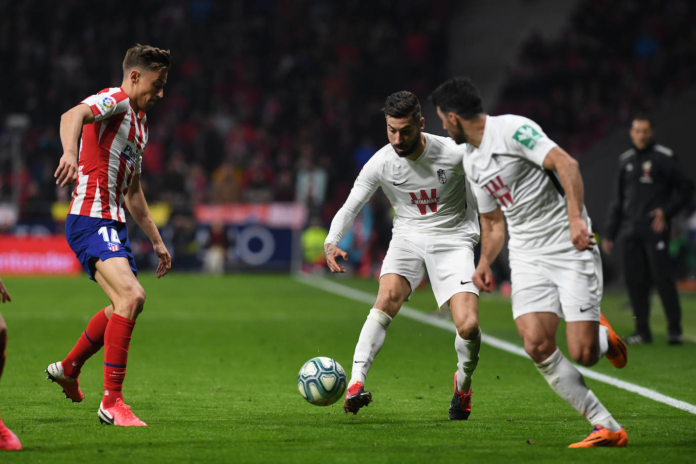 Así fue la primera visita del Granada al Wanda Metropolitano