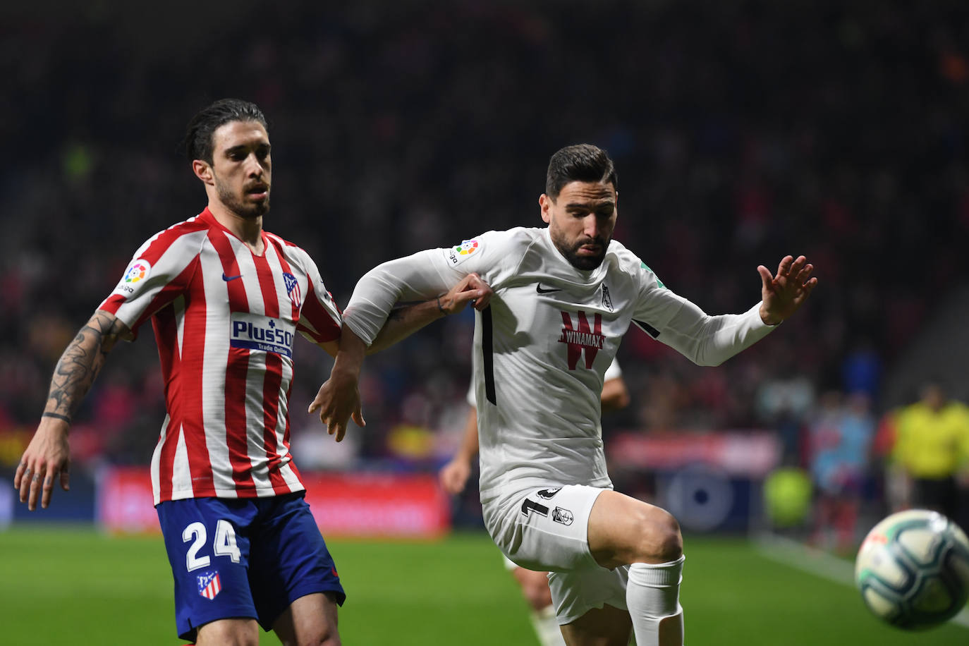 Así fue la primera visita del Granada al Wanda Metropolitano