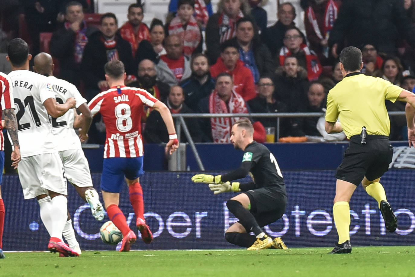 Así fue la primera visita del Granada al Wanda Metropolitano