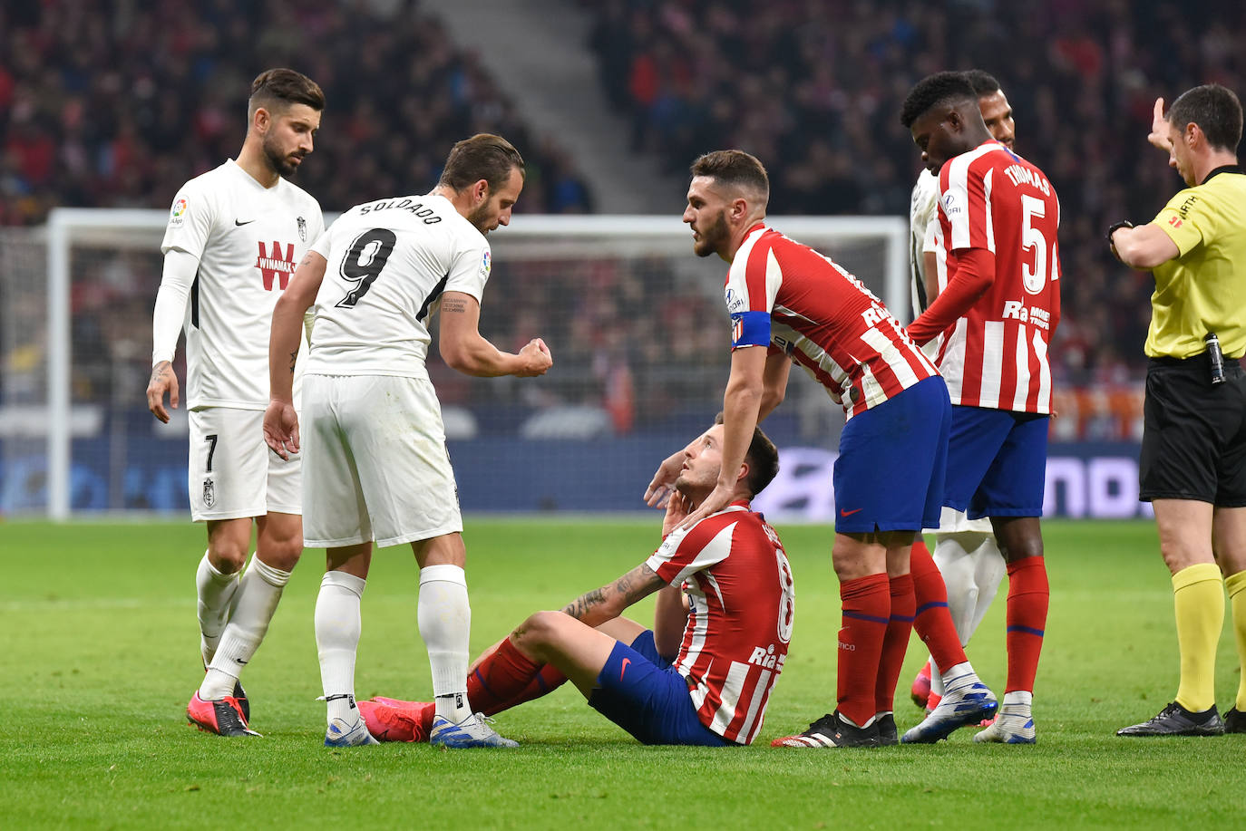 Así fue la primera visita del Granada al Wanda Metropolitano