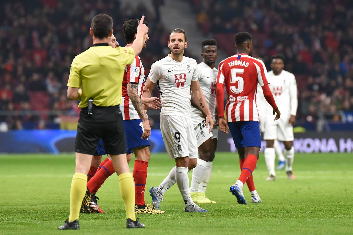 Así fue la primera visita del Granada al Wanda Metropolitano