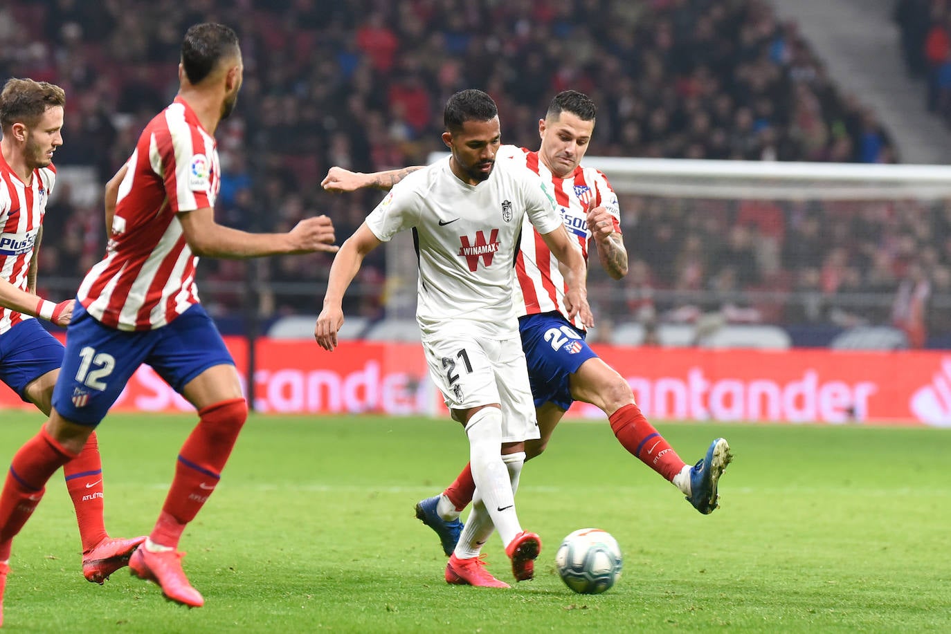 Así fue la primera visita del Granada al Wanda Metropolitano
