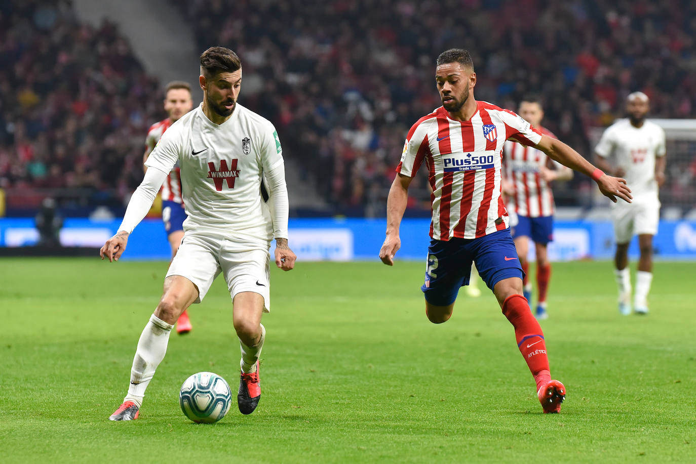 Así fue la primera visita del Granada al Wanda Metropolitano
