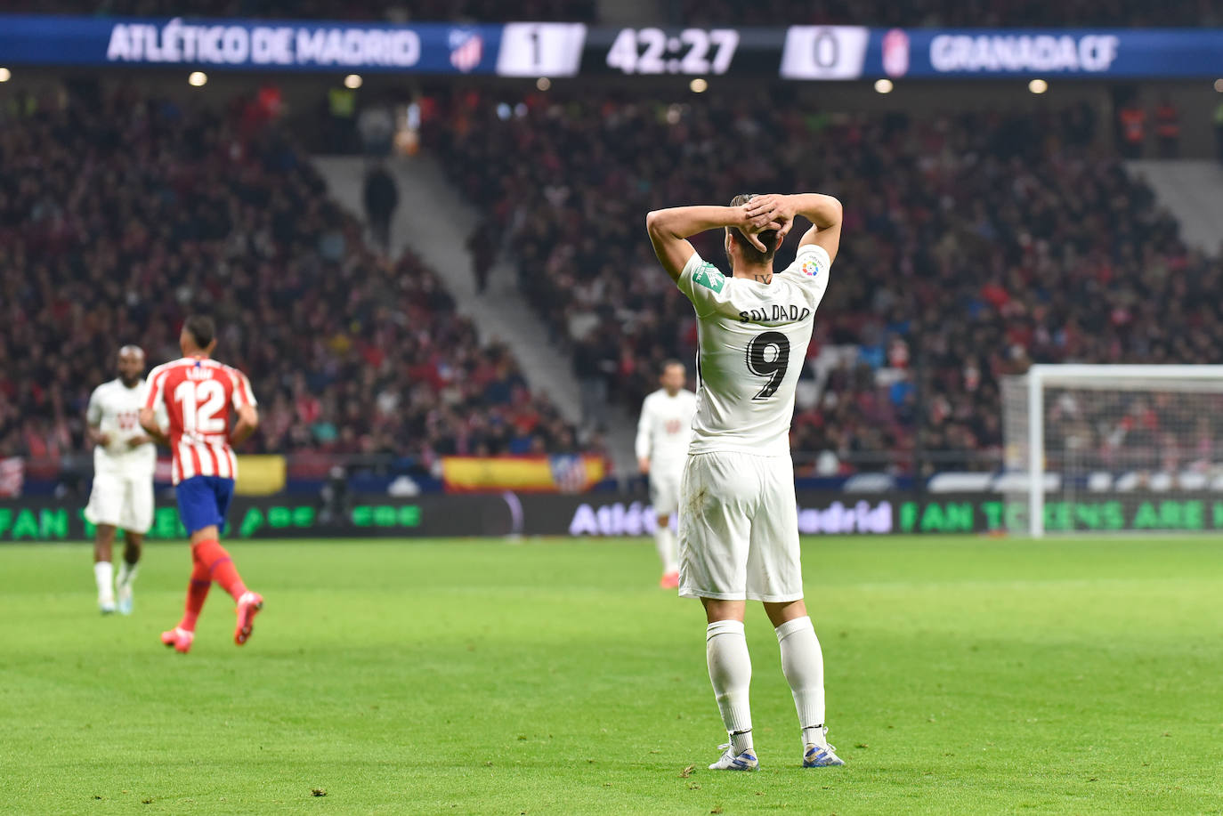 Así fue la primera visita del Granada al Wanda Metropolitano