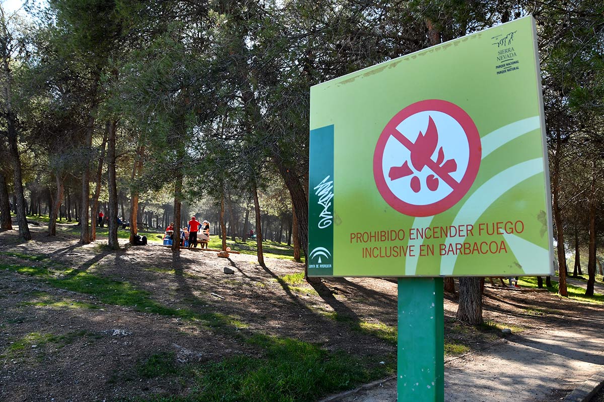 Un domingo al aire libre en el área recreativa de La Zubia 