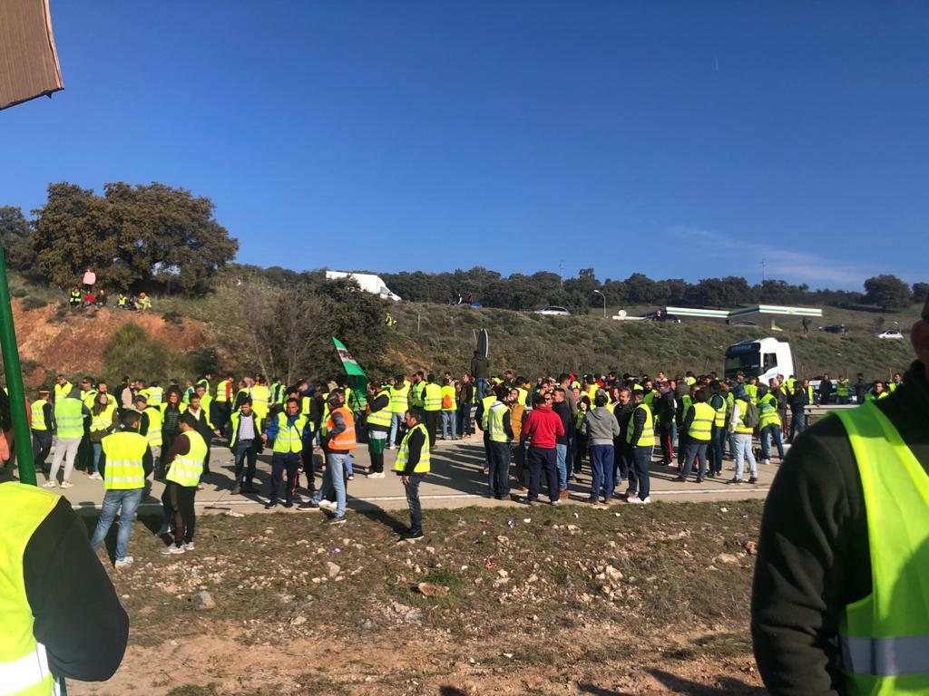 Ya hay siete kilómetros de retenciones en cada sentido desde el km 264, entre Santa Elena y La Carolina; la Guardia Civil interviene en la zona