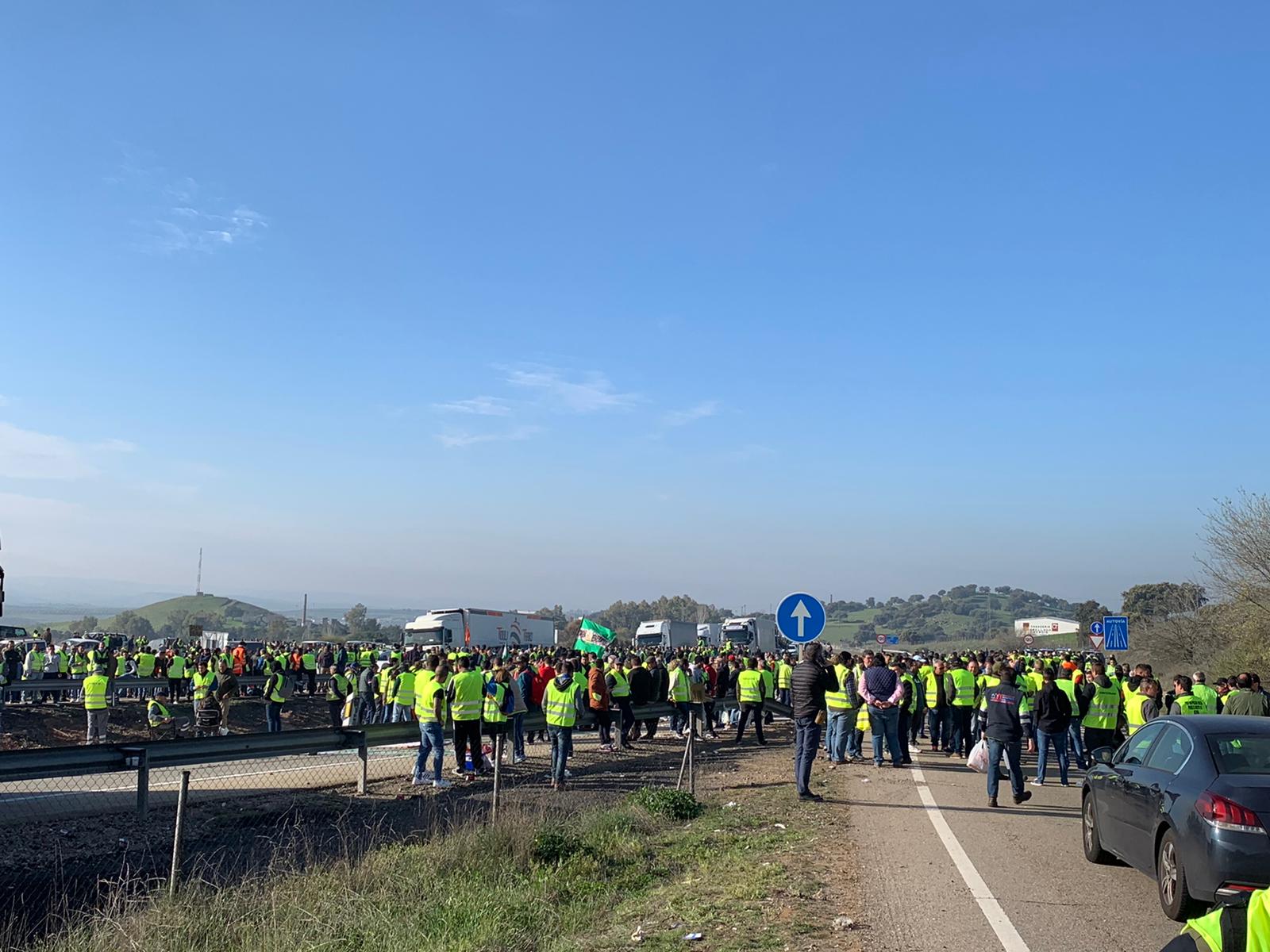 Ya hay siete kilómetros de retenciones en cada sentido desde el km 264, entre Santa Elena y La Carolina; la Guardia Civil interviene en la zona