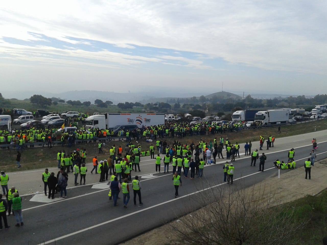 Corte en la A-4 en el km 264. 