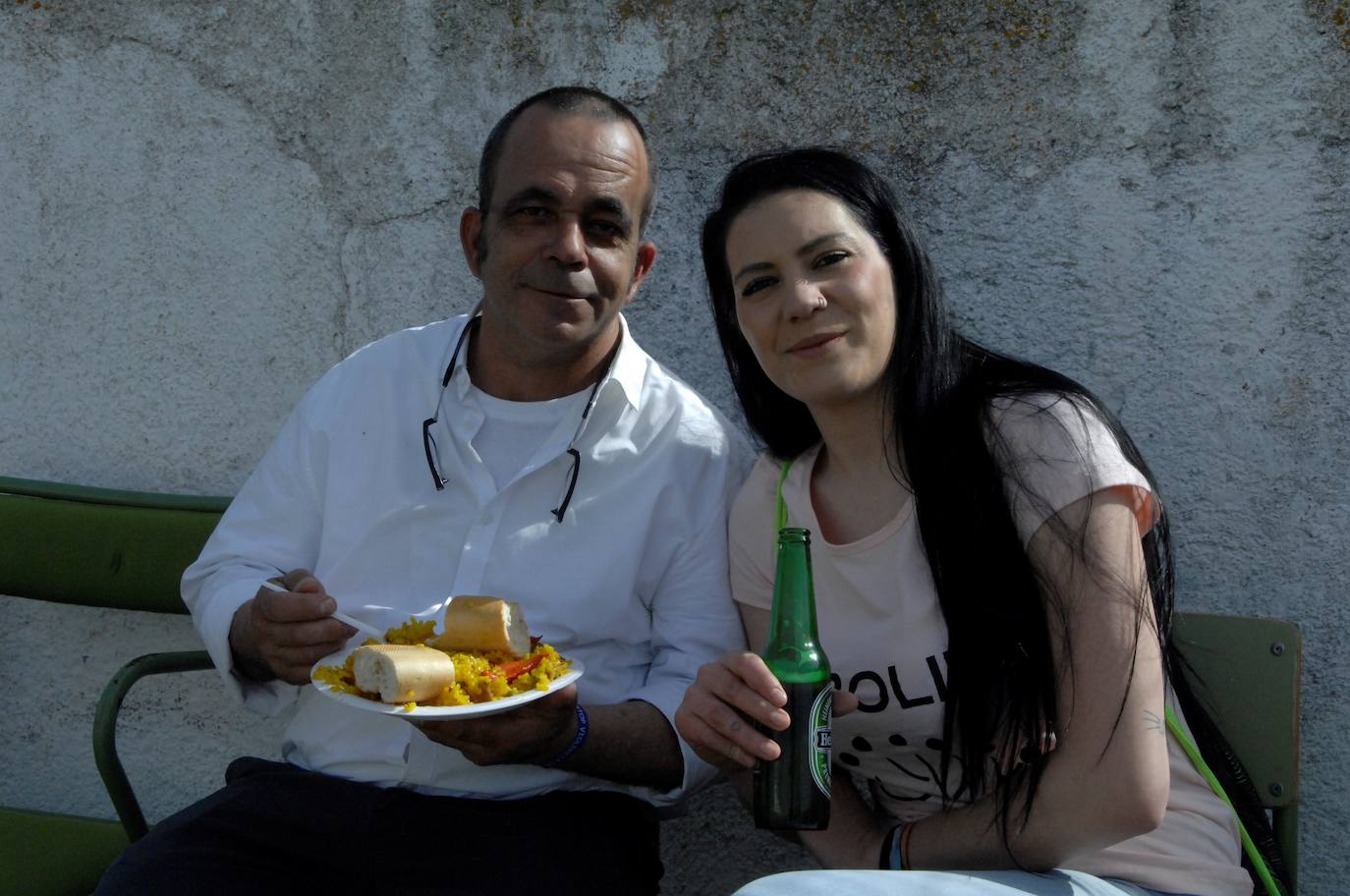 Los primeros puestos, masculino y femenino, ganaron su peso en naranjas de la zona