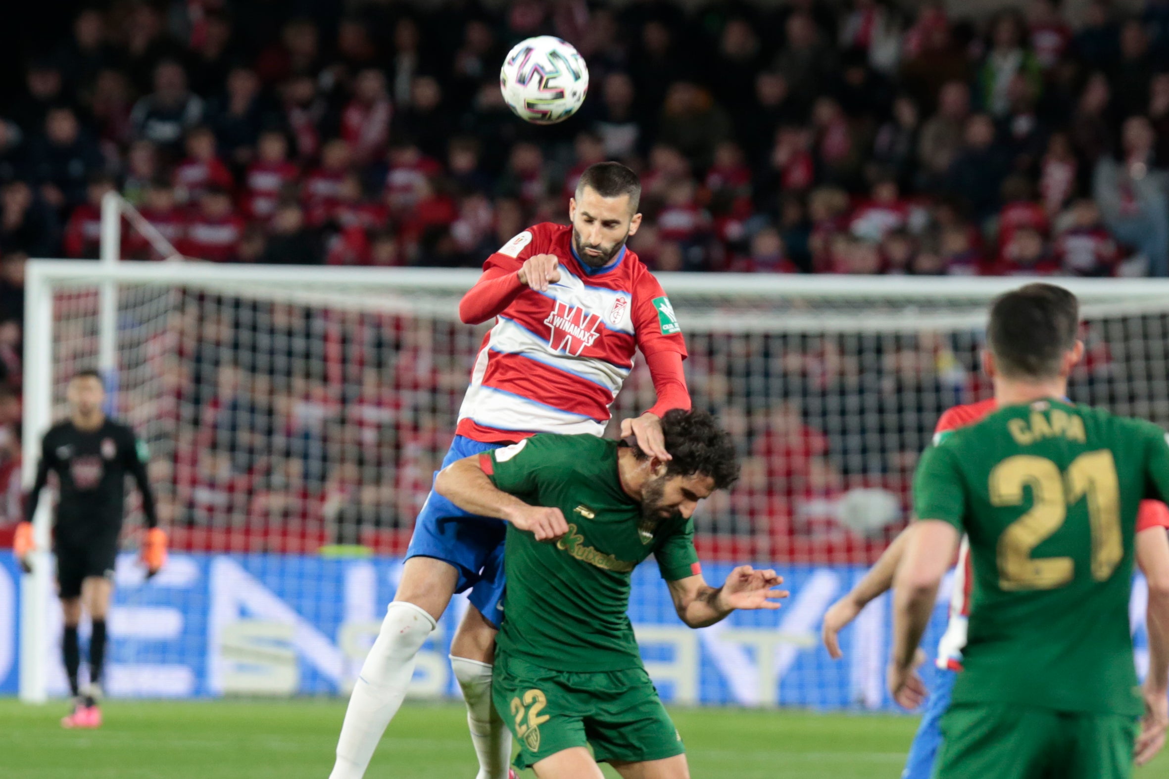 Las mejores imágenes de los momentos más destacados del duelo copero en Los Cármenes