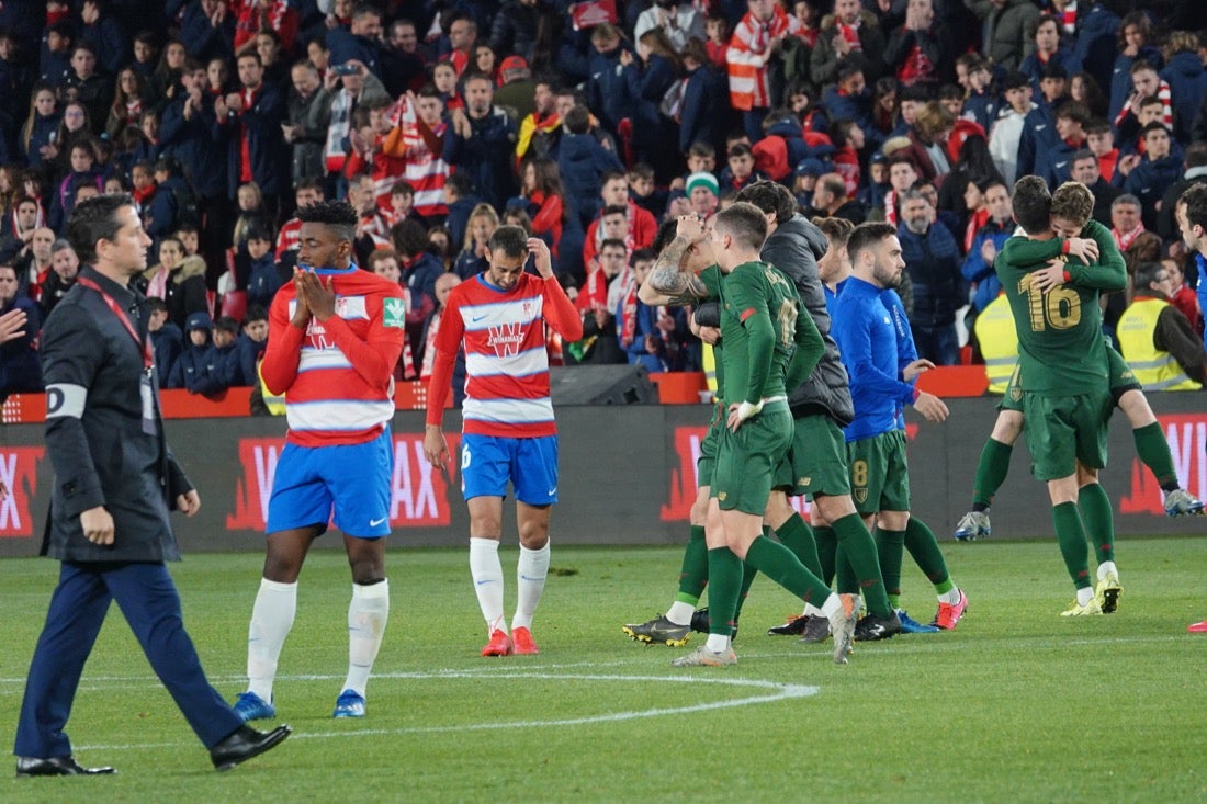 Las mejores imágenes de los momentos más destacados del duelo copero en Los Cármenes