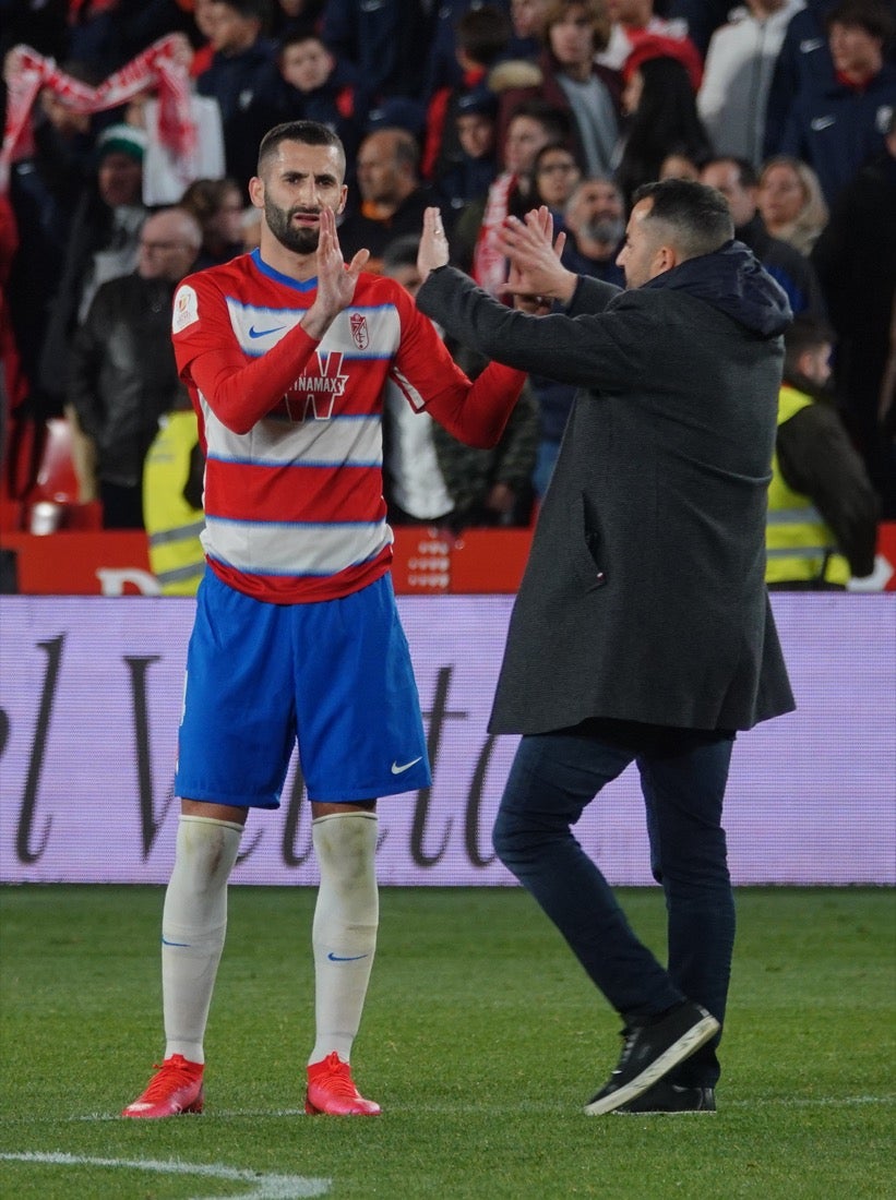 Las mejores imágenes de los momentos más destacados del duelo copero en Los Cármenes