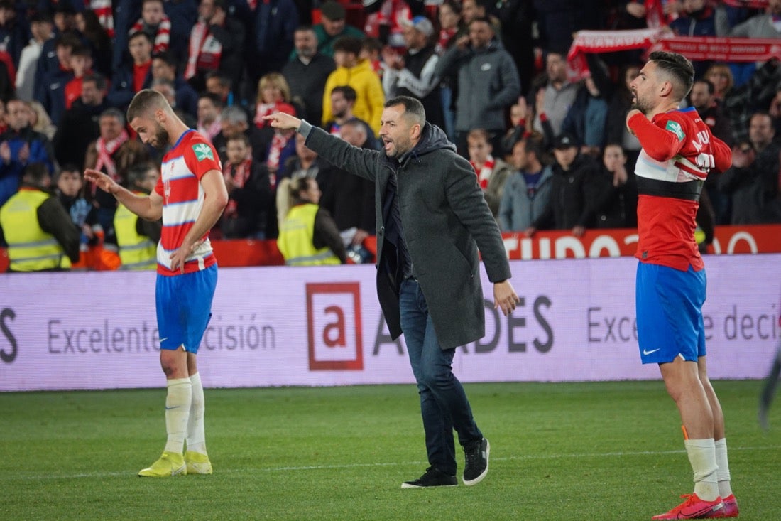 Las mejores imágenes de los momentos más destacados del duelo copero en Los Cármenes