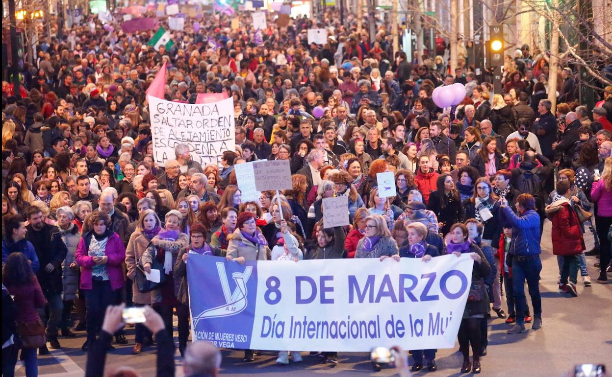 Manifestación en Granada | Miles de personas, convocadas el 8M a movilizarse