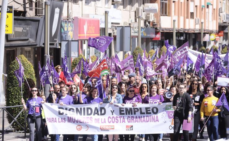 Las caras de la marcha en Motril