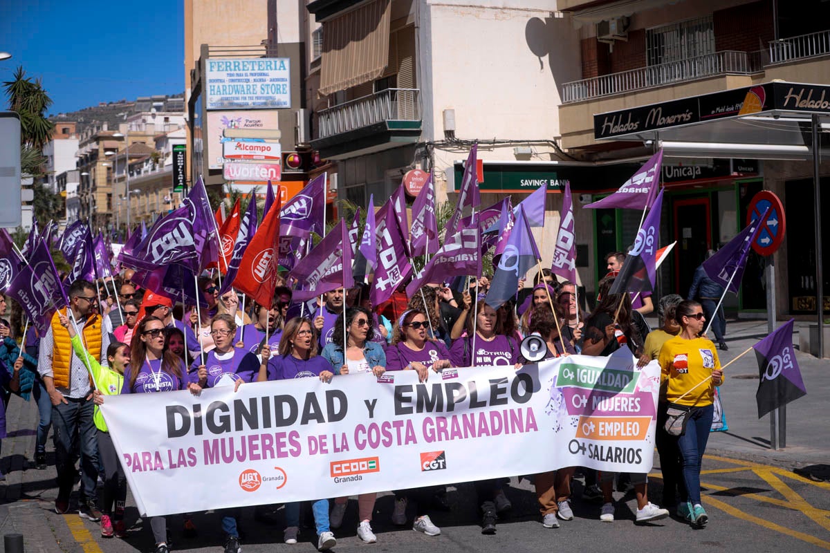 La ciudad costera también se ha echado a la calle este 8-M