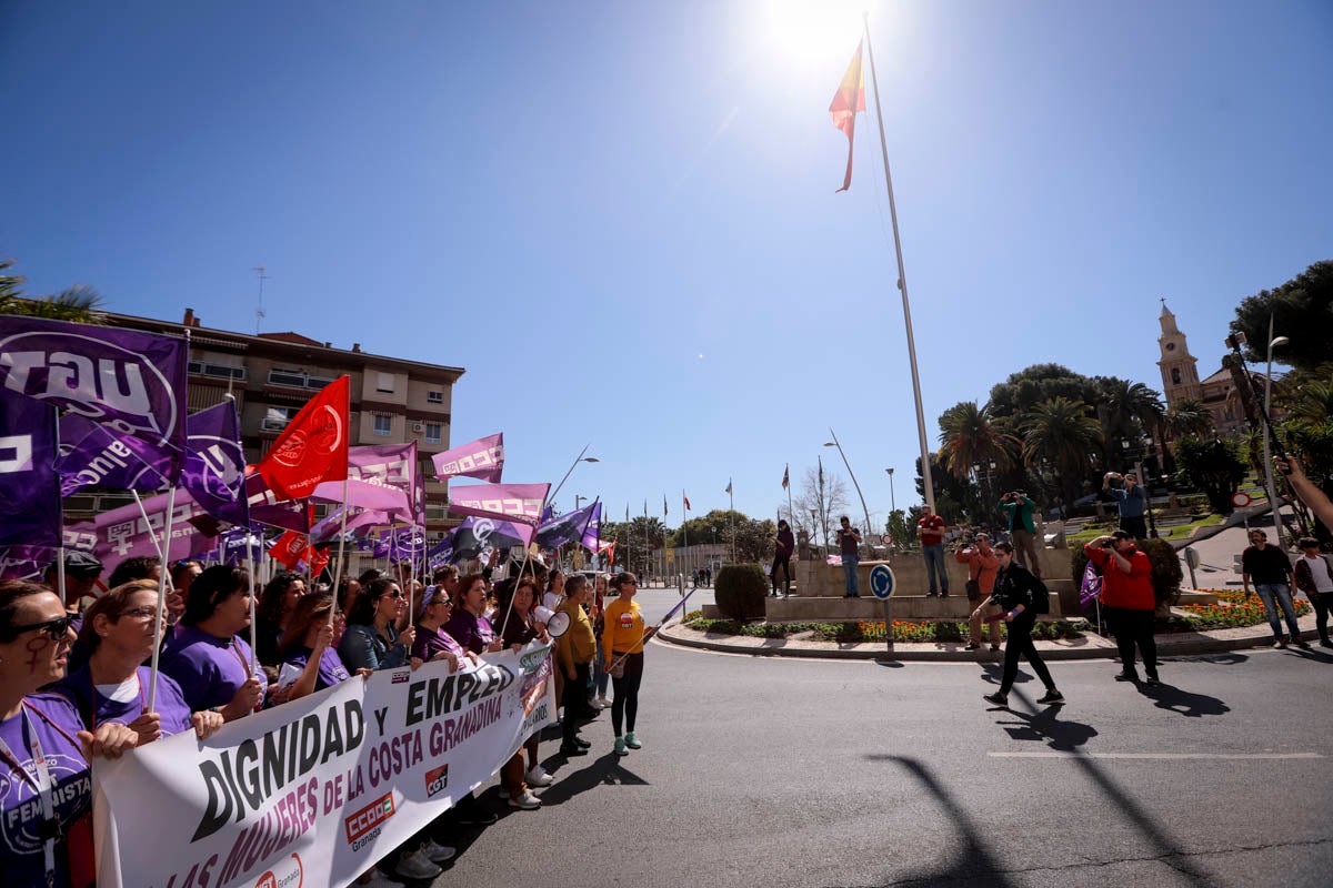 La ciudad costera también se ha echado a la calle este 8-M