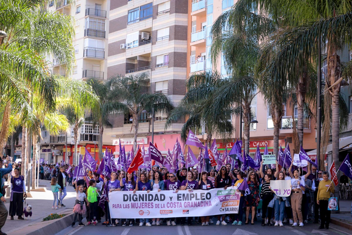 La ciudad costera también se ha echado a la calle este 8-M