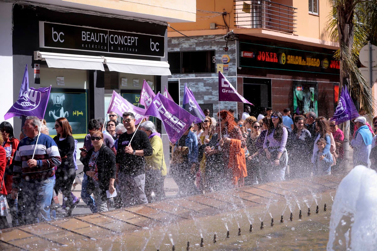 La ciudad costera también se ha echado a la calle este 8-M