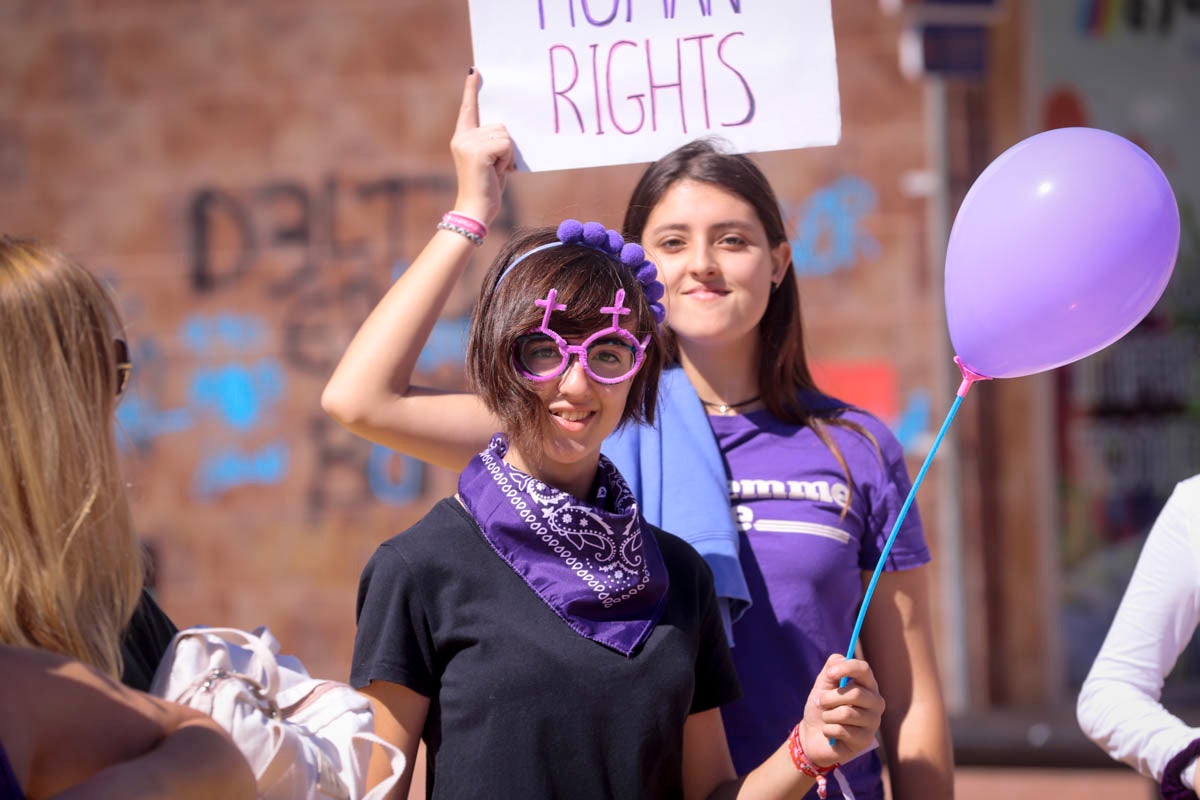 La ciudad costera también se ha echado a la calle este 8-M