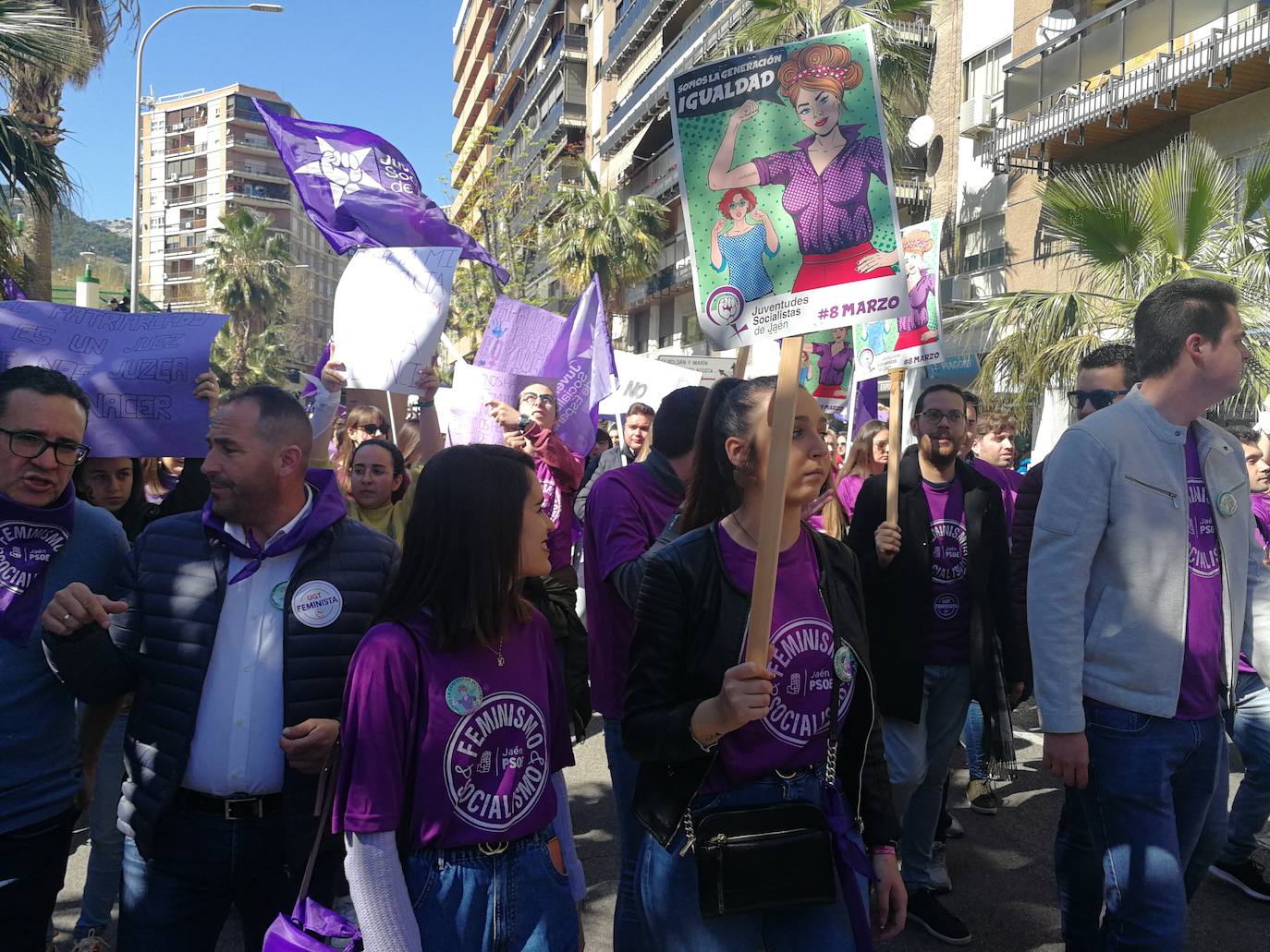 Domingo doblemente reivindicativo y festivo en Jaén