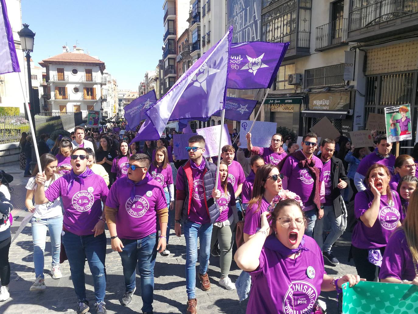Domingo doblemente reivindicativo y festivo en Jaén