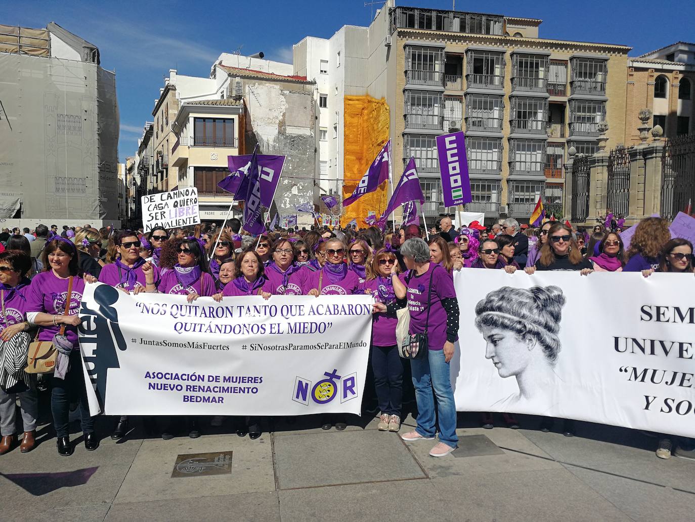 Domingo doblemente reivindicativo y festivo en Jaén