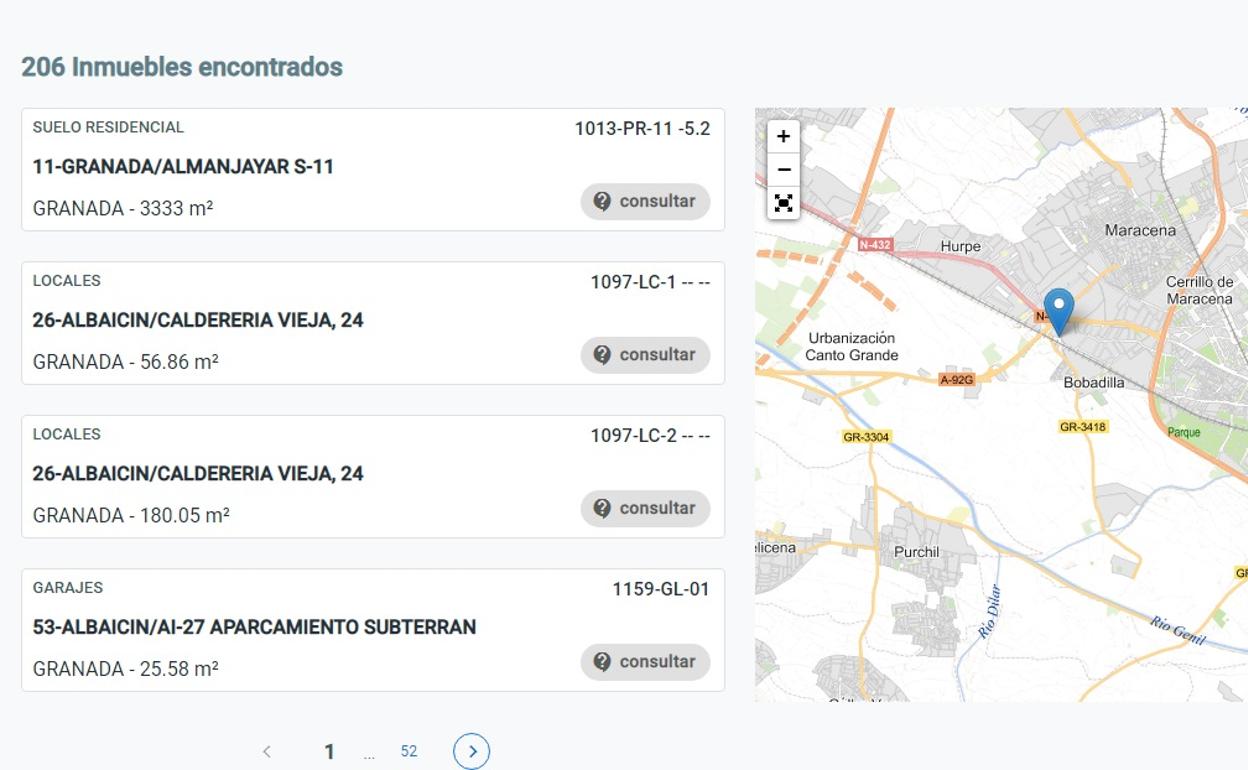 El local de Calderería Baja es la 'joya' de este catálogo de propiedades de la Junta. 