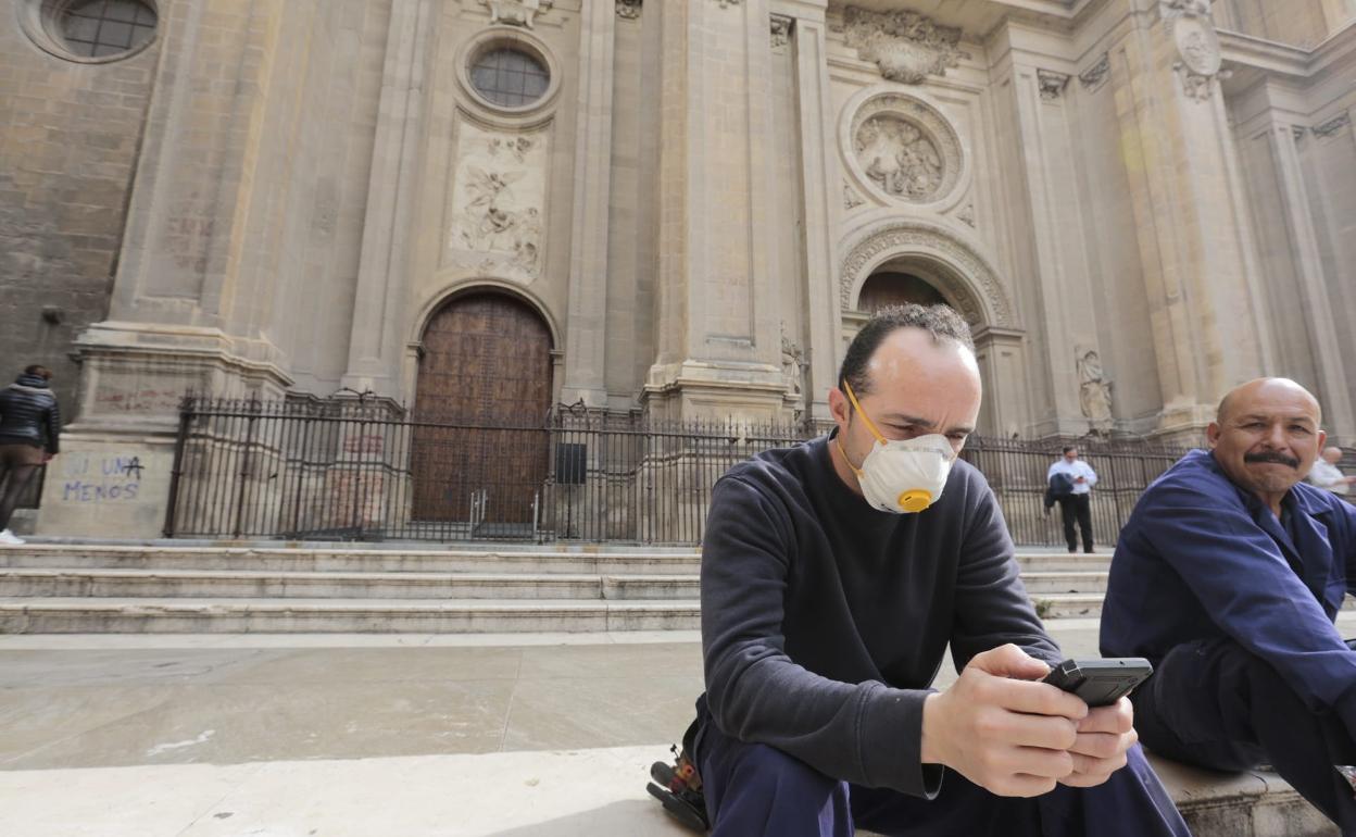 La catedral, cerrada. 