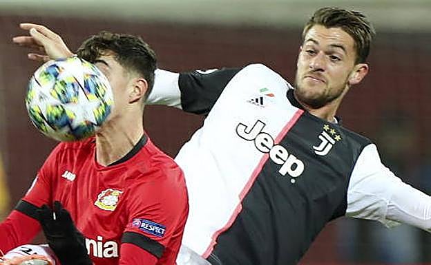 Daniele Rugani, en un partido con la Juventus. 