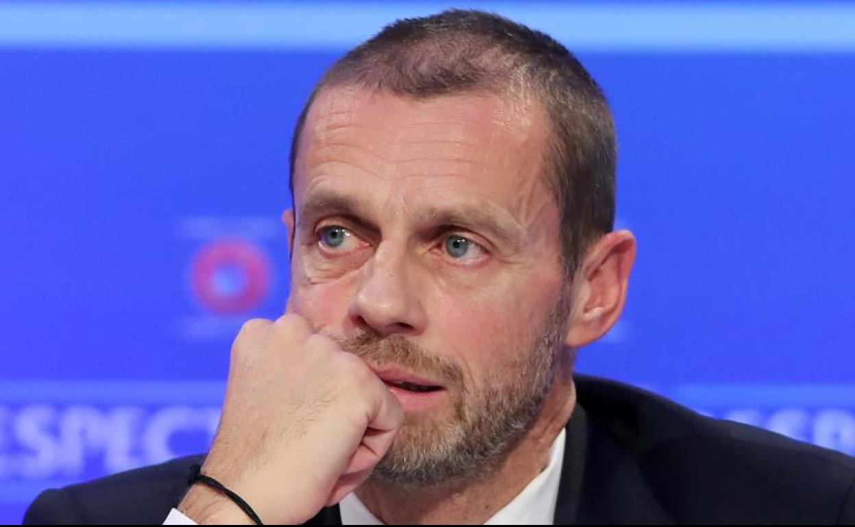 Aleksander Ceferin, presidente de la UEFA.