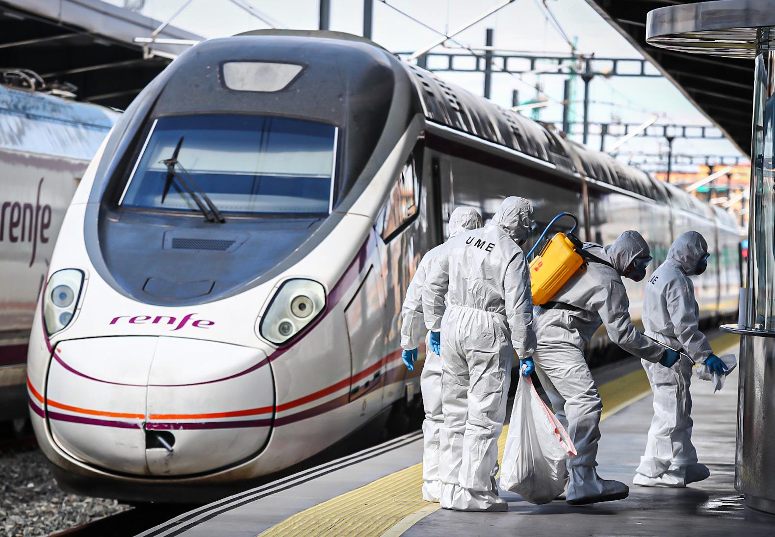 La Unidad Militar de Emergencias ha llegado a la capital este martes con un amplio contingente