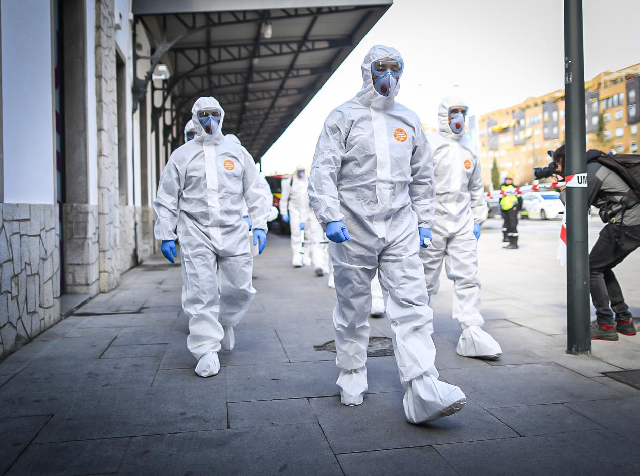 La Unidad Militar de Emergencias ha llegado a la capital este martes con un amplio contingente