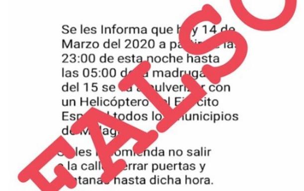 Defensa desmiente el bulo de la fumigación de aviones sobre ciudades españolas por la noche