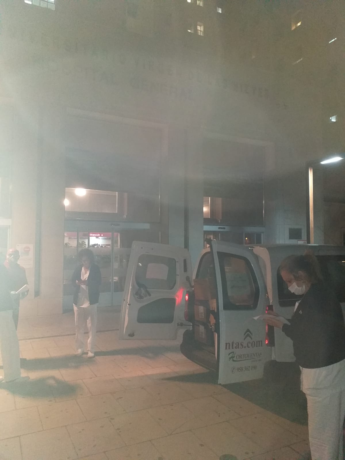 Hortoventas, nombre de la donadora, las entregó anoche en el Virgen de las Nieves y PTS