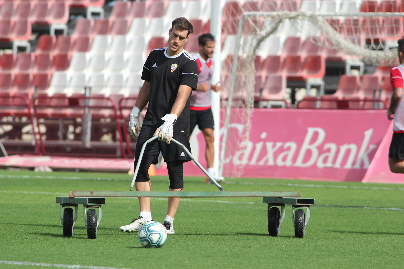 Fernando, que ahora trabaja en casa, dispuesto a tirar del carro en una situación inusual. 