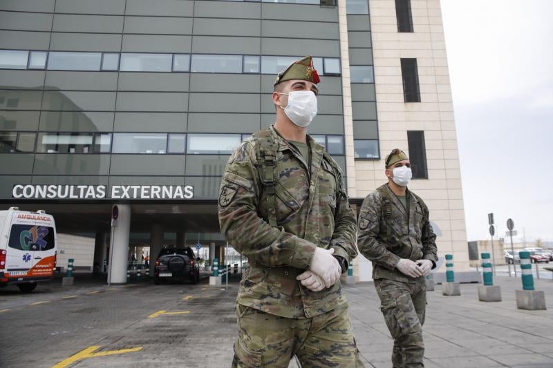 Siguen las imágenes de calles desiertas en la capital en pleno estado de alarma