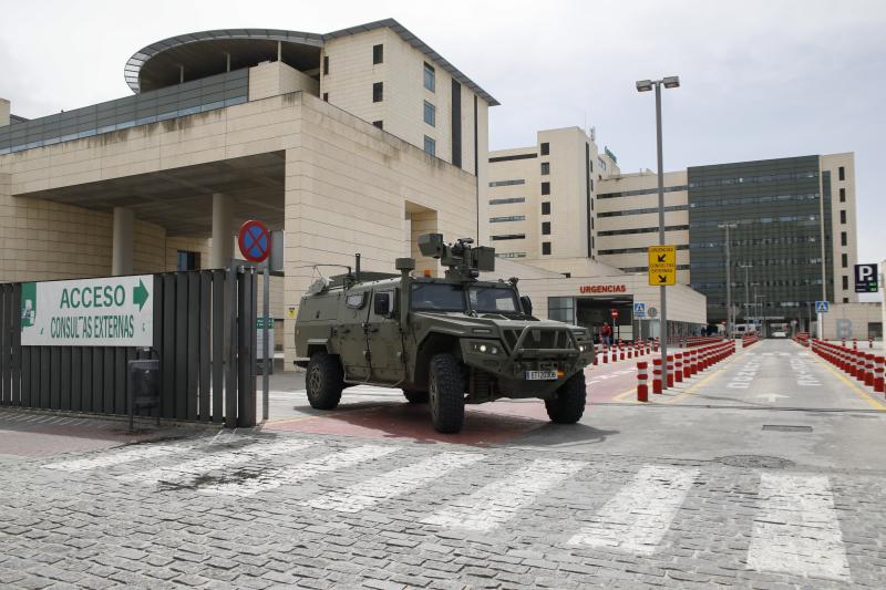 Siguen las imágenes de calles desiertas en la capital en pleno estado de alarma