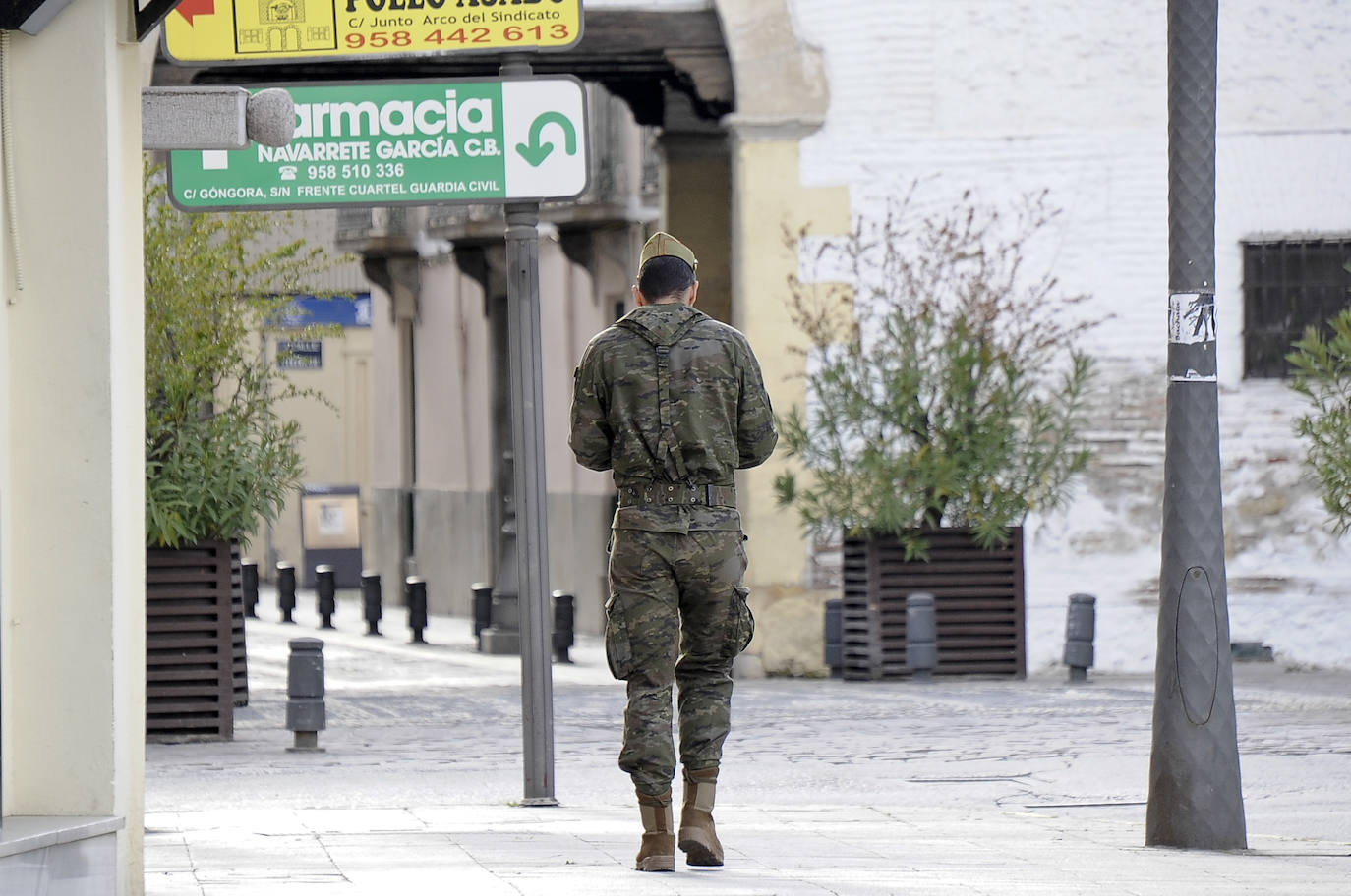 Siguen las imágenes de calles desiertas en la capital en pleno estado de alarma