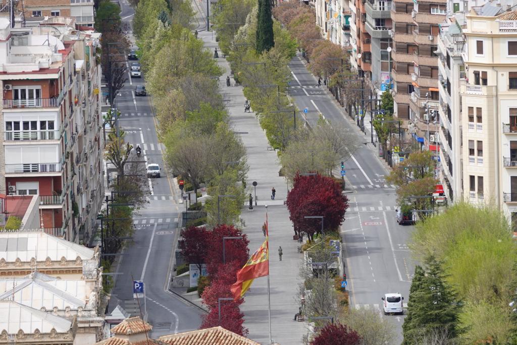 Siguen las imágenes de calles desiertas en la capital en pleno estado de alarma