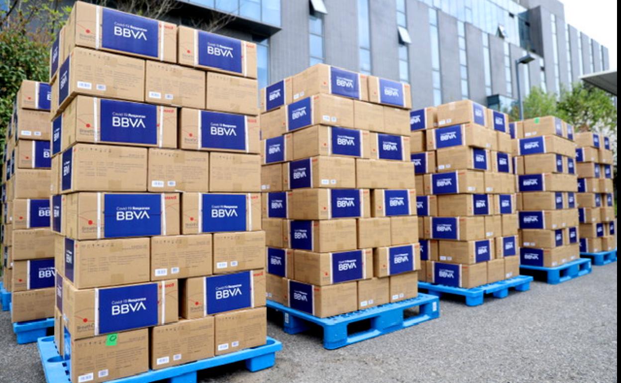 BBVA donará 25 millones de euros a la lucha contra el COVID-19