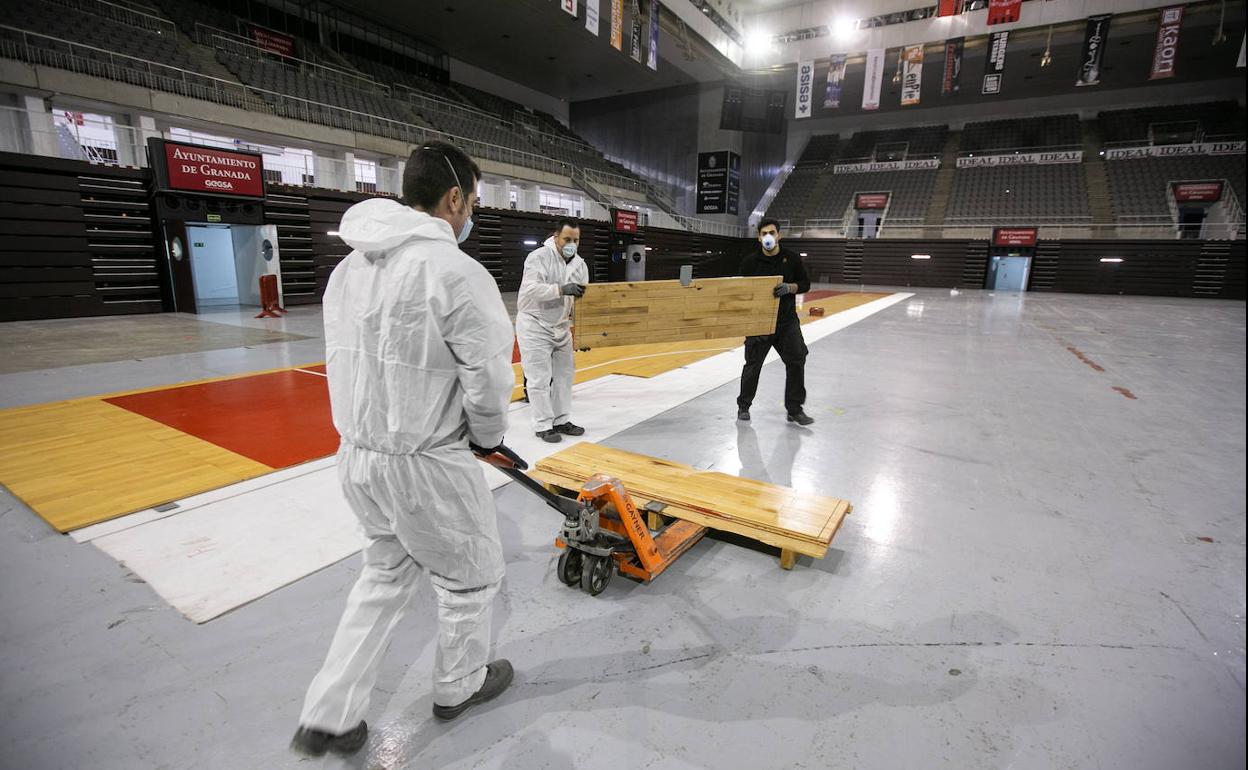 Estado de alarma por el coronavirus en Granada | El traslado de personas sin hogar al Palacio de Deportes será este viernes
