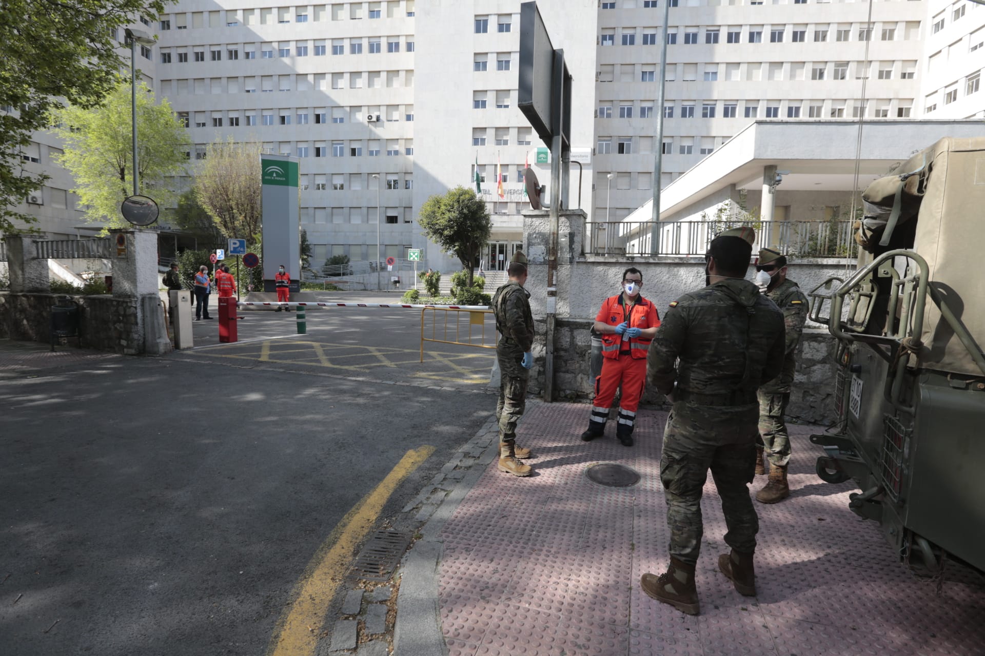 Se han habilitado dos plantas con 100 camas para atender a los ingresados