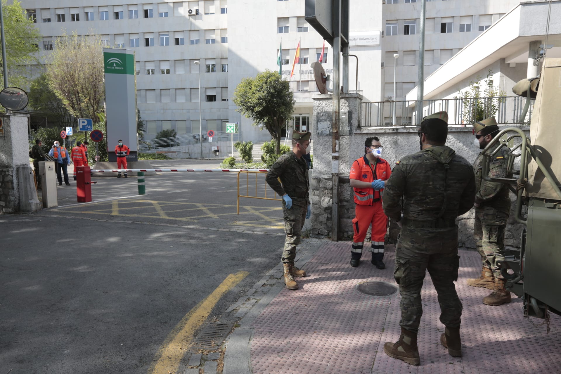 Se han habilitado dos plantas con 100 camas para atender a los ingresados